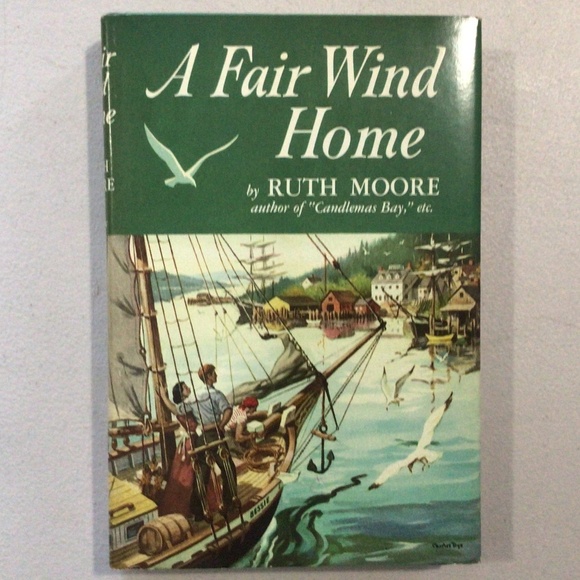 A Fair Wind Home by Ruth Moore Vintage Hardcover Book - Picture 1 of 6